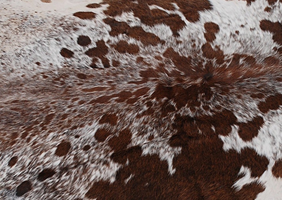 New Cowhide Rugs Area Cow Skin Leather 22.56 sq.feet (58"x56") Cow hide