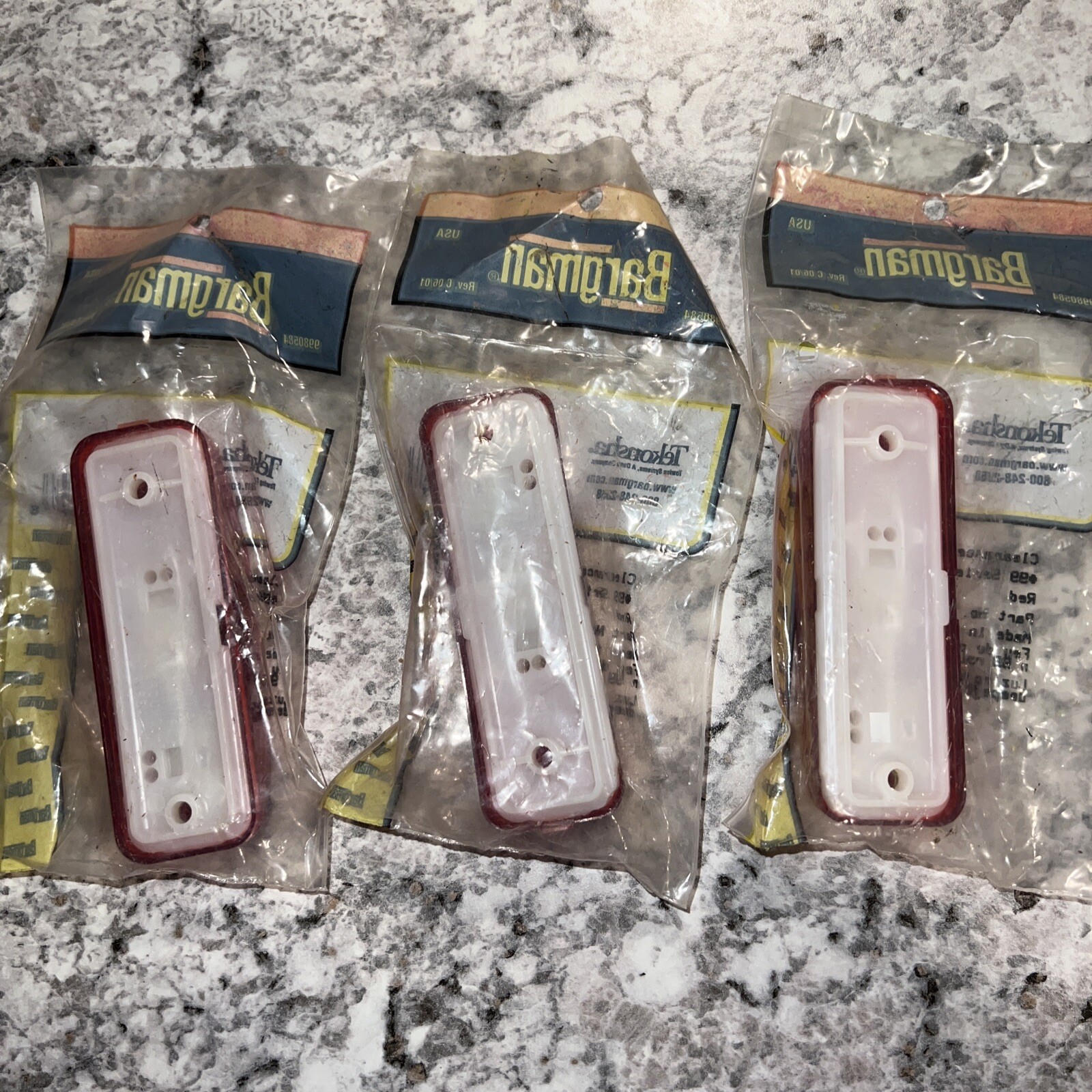 Brahman Tekonsha Towing Equipment Red Clearance Lights Lot of 3