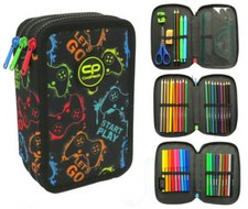 COOLPACK 3-FACH 44-teilig Mäppchen Federmappe Federtasche XPLAY