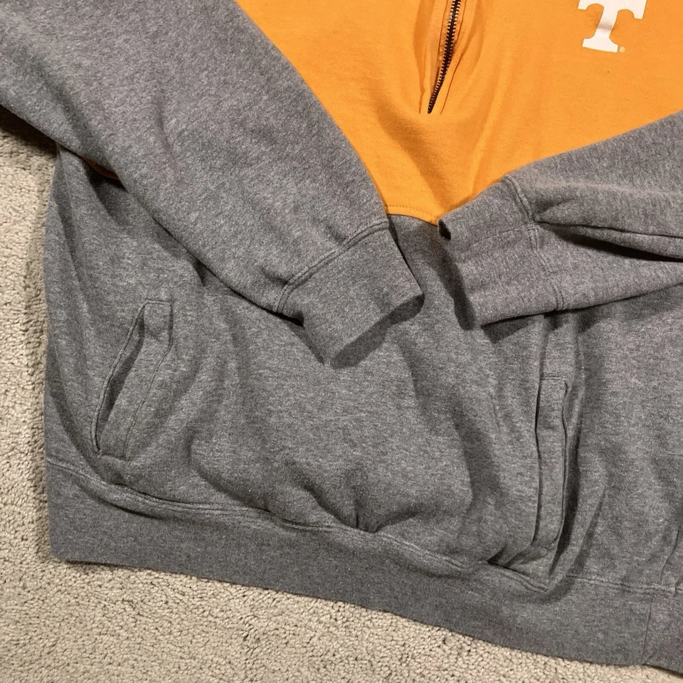 Suéter Tennessee Volunteers Mujer Grande Bloque de Color Coliseo NCAA 1/4 Cremallera Mamá Foto 2 de 4