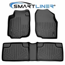 SMARTLINER Custom Fit Floor Mats 2 Row Liner Set OEM TPE 2006-2012 Toyota RAV4