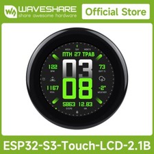Waveshare ESP32-S3 2.1inch Capacitive Touch Round Display Development Board