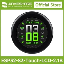 Waveshare ESP32-S3 2.1inch Capacitive Touch Round Display Development Board