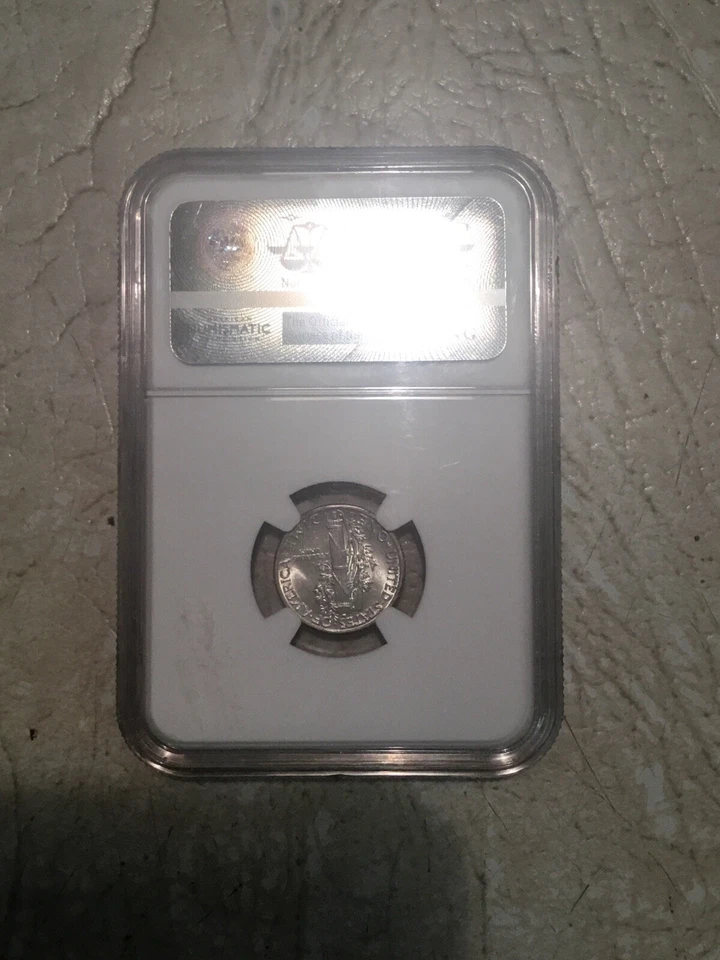 1942 D NGC MS62  Mercury Dime 90% Silver 10c US Slightly Toned Free Bonus Coin - Image 3 of 4