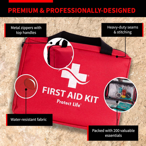 Protect Life Business First Aid Kit, Emergency First Aid Kit for Office Setting, - 第 5/12 張圖片