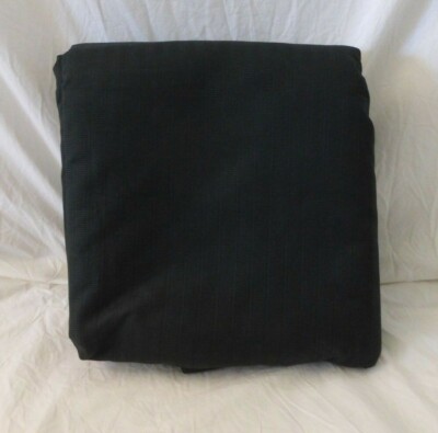 Calvin Klein Satin & Rib Black King Duvet $375 New