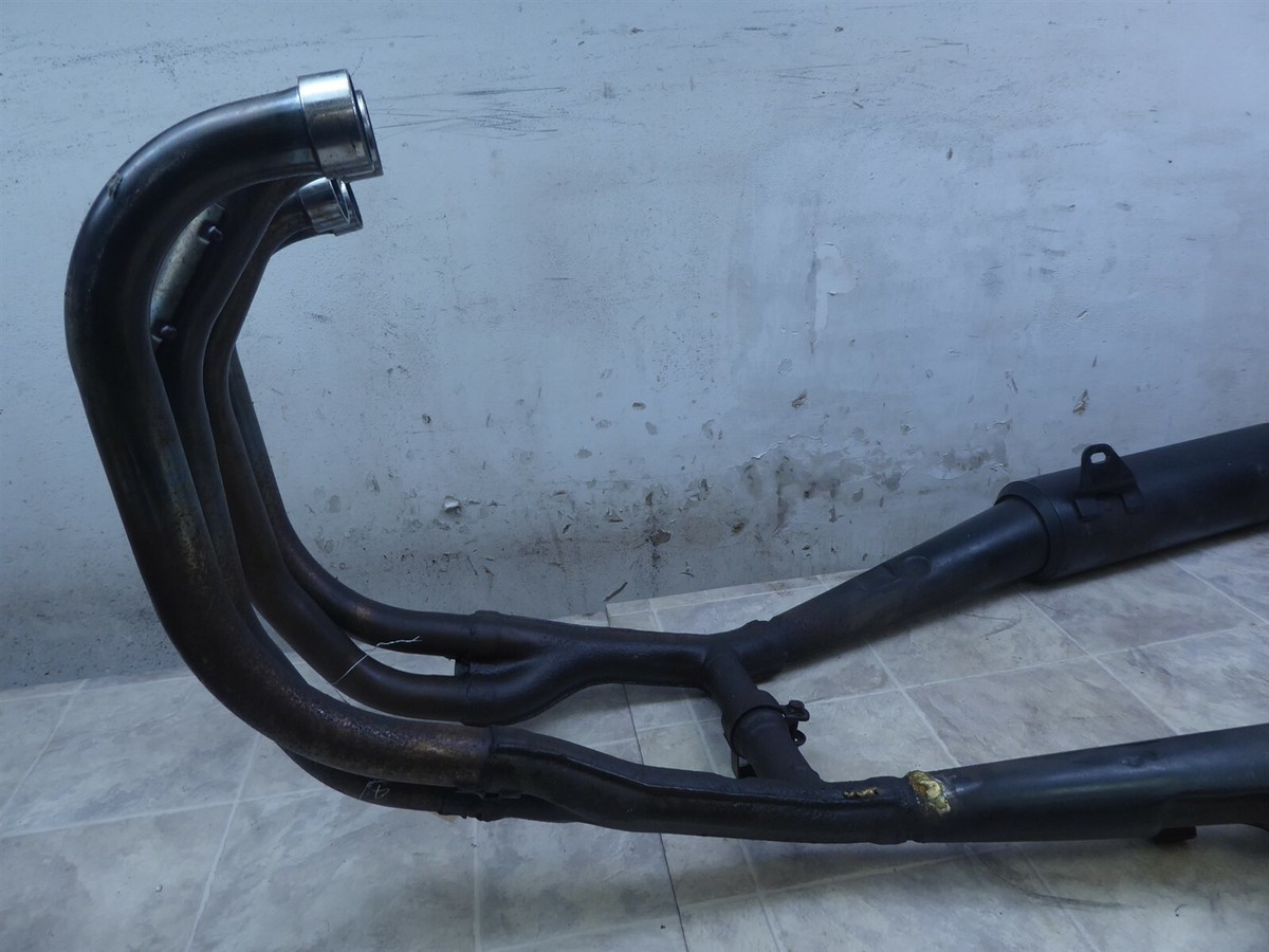 1990 Kawasaki ZX1000B Ninja K719-1) black exhaust headers