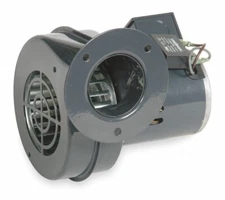 Dayton Round Permanent Split Capacitor OEM Specialty Blower, Flange: Yes,