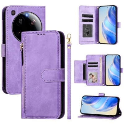 For Xiaomi 15 Ultra Multi-Card Slots Zipper Wallet Leather Phone Case COVER