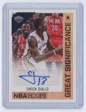 2017-18 Hoops Great SIGnificance Cheick Diallo Auto Basketball Card #GS-CD