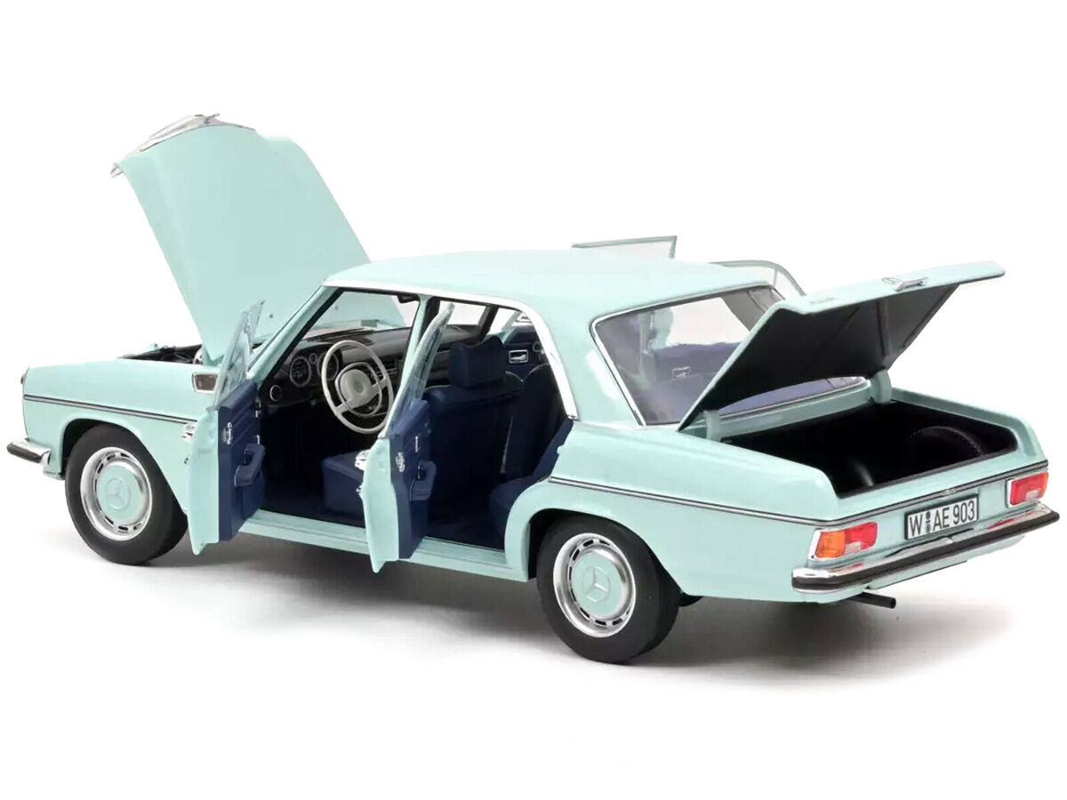 1968 Mercedes-Benz 200 Light Blue 1/18 Diecast Model Car by 1968 Mercedes-Benz 200 Light Blue 1/18 Diecast Model Car by