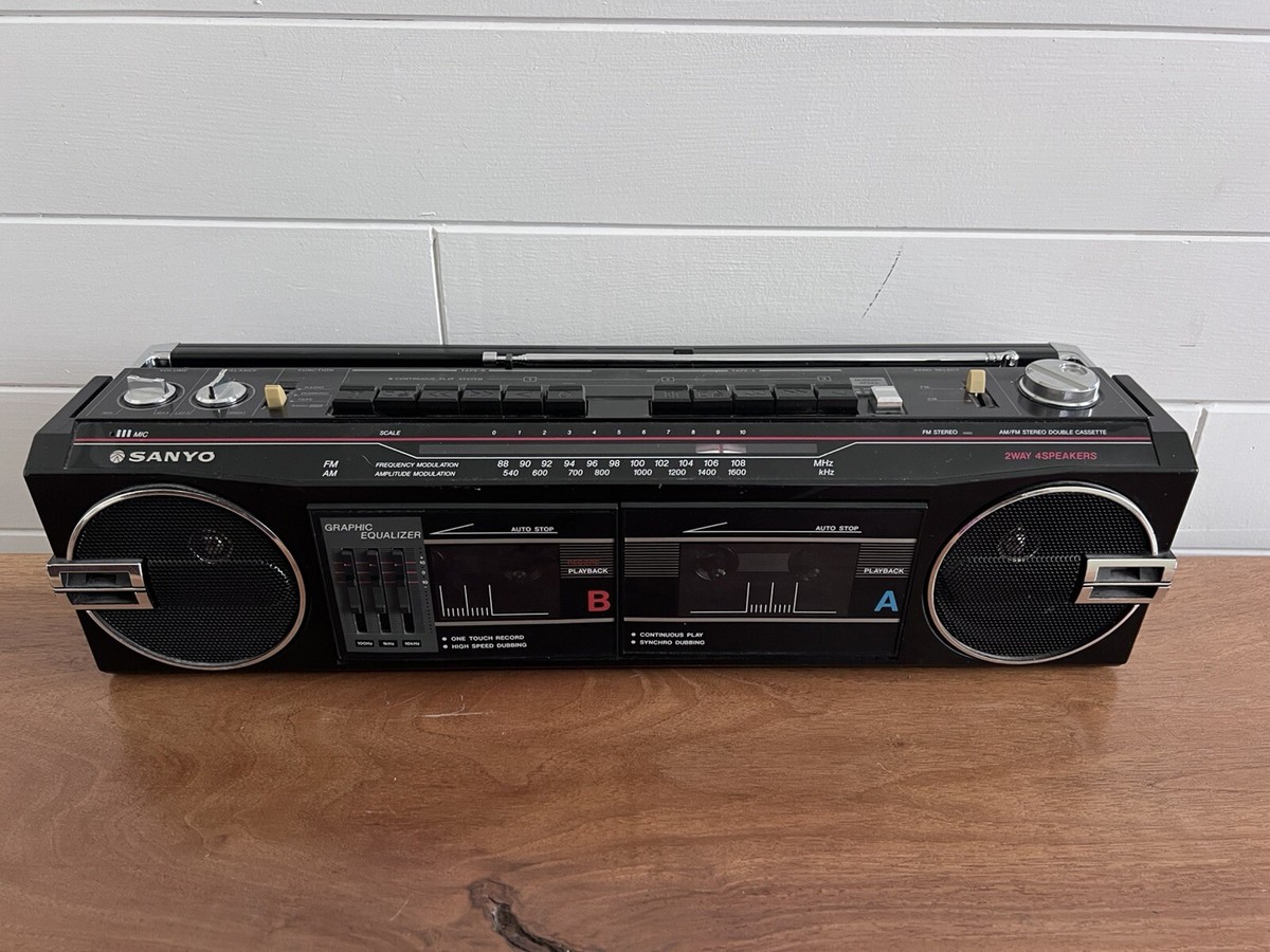 Sanyo MW706 Radio/Cassette Am/Fm - Works Good Boombox | eBay