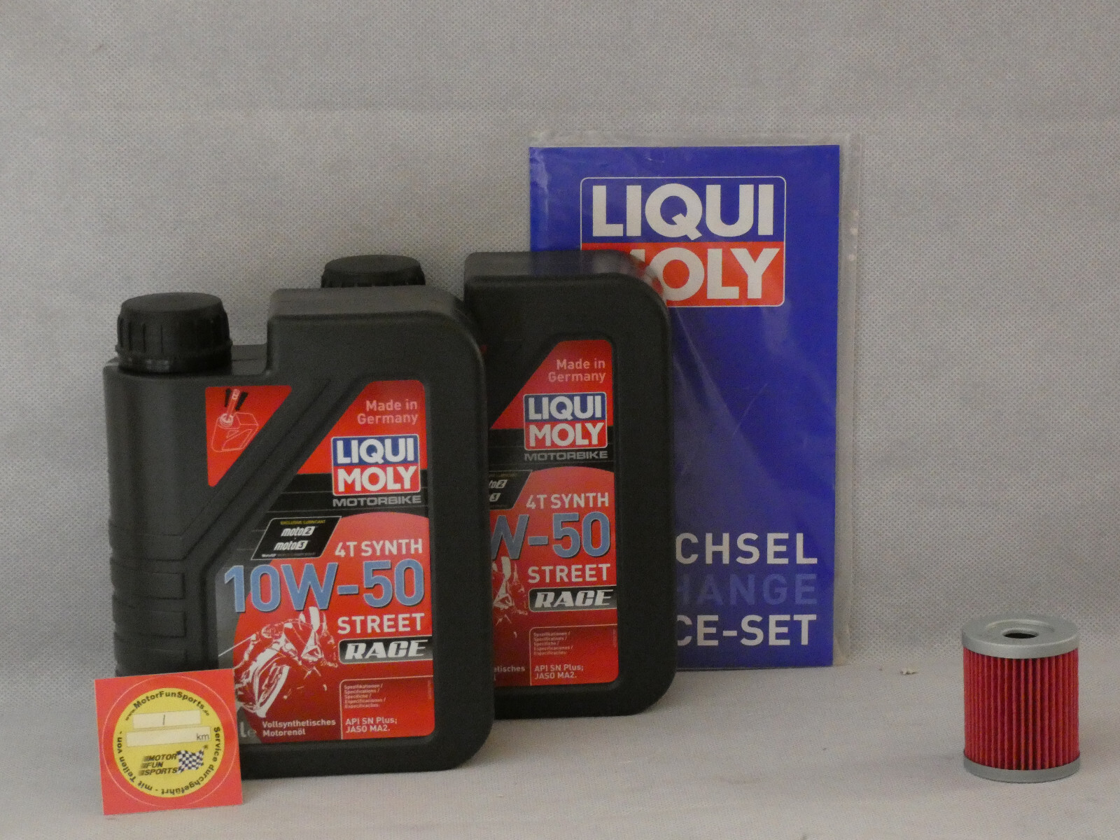 Oil change set Beta Alp 125 2006-2007 Engine oil Oil filter Liqui Moly
