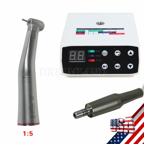 Pieza de Mano Dental 1:5 Aumento Contra Angulo Optico LED F/ NSK Motor Electrico - Picture 18 of 23