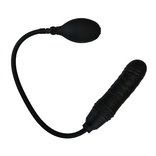 Pumpdildo Erotik Anal Buttplug Sextoy extrem aufpumpbar mit Kern Schwarz  16,5 cm | eBay.de
