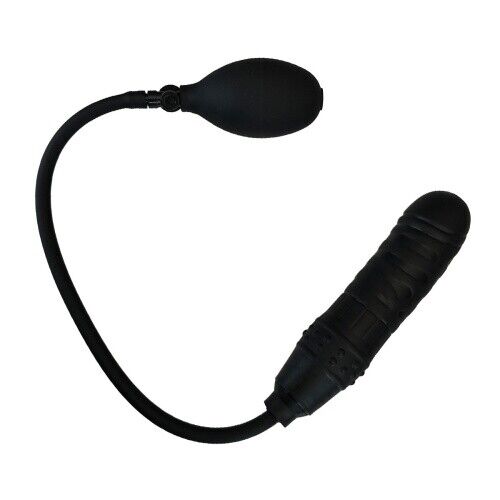 Pumpdildo Erotik Anal Buttplug Sextoy extrem aufpumpbar mit Kern Schwarz 16,5 cm - Bild 1 von 1