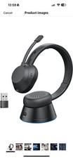 Wireless Headset with Mic for Work, Bluetooth Headset with Microphone New