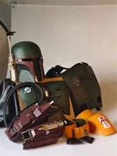 The Book of Boba Fett Mandalorian Full Body Armor FRP Helmet Cosplay Prop Men