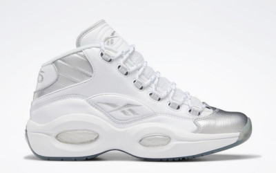 Reebok Question Mid 25 Anniversary Allen Iverson Basketball Sneakers White 