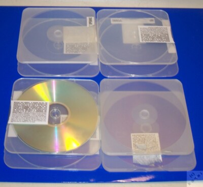 8x CD Slim-Case Unzerbrechlich DVD Hülle Jewel Box Soft transparent in Box _gk