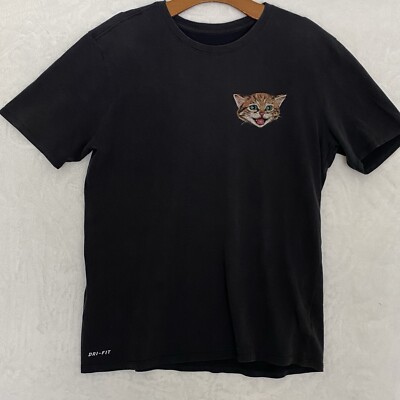 ★米国発/送関込*NIKE SB*新作*Cat Scratch Tシャツ/BLACK★ Nike SB T Shirt Adults Size M Black Cat Scratch Logo