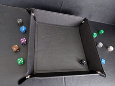 Foldable Leather PU Dice Tray - Table Top Gaming Board Games Warhammer -7 Colour
