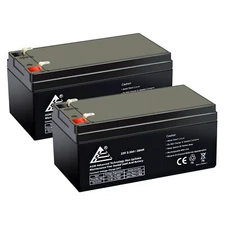 (2) ExpertBattery 12v 3ah 3.3ah Battery for APC BACK-UPS ES350
