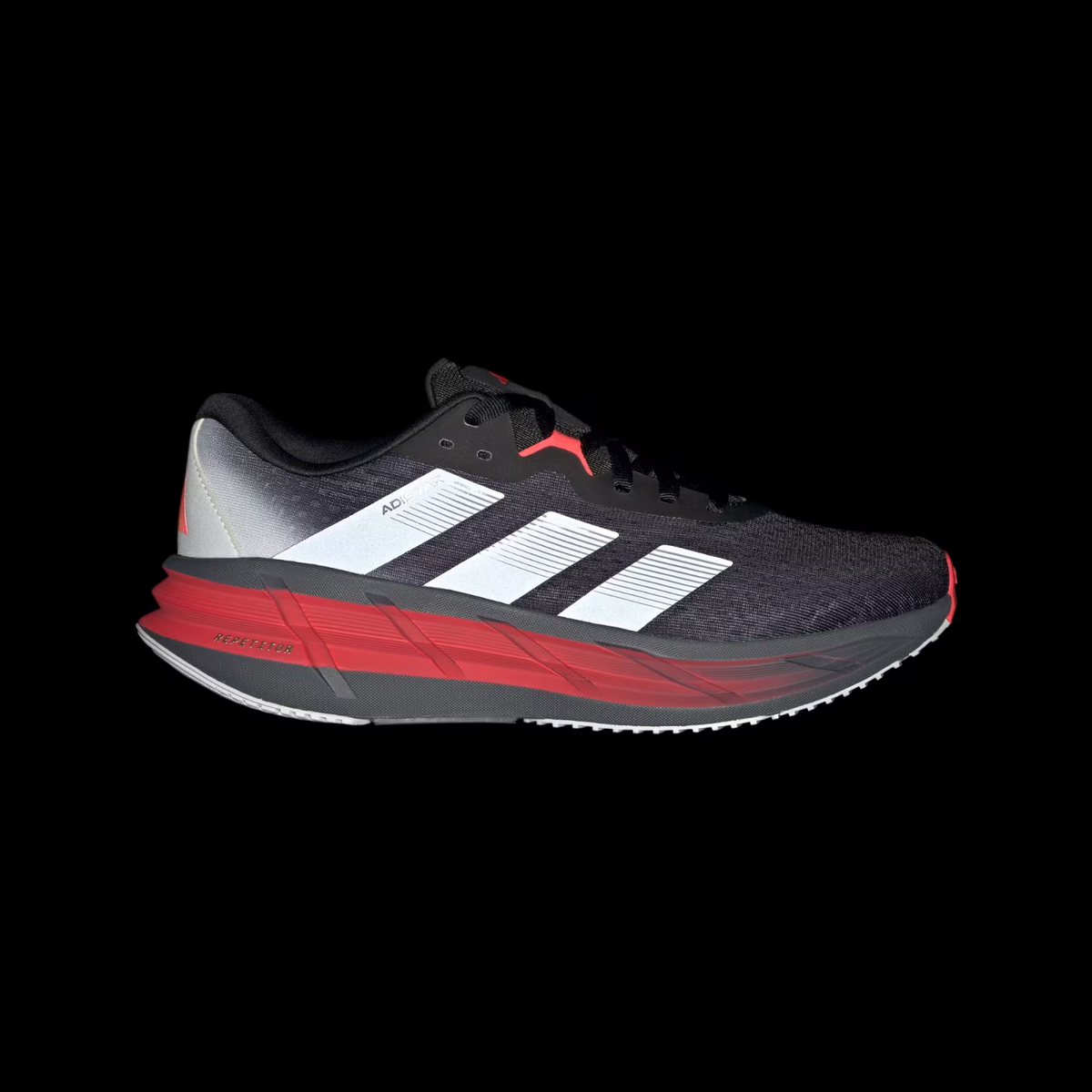 adidas Originals Adistar Running Shoes in Black/Iron Metallic