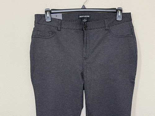 DKNY Jeans Women’s Gray Mid Rise Comfort Slim Ponte Pant Pants s L - Picture 3 of 14
