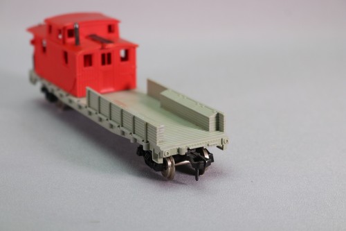 DD246 FLEISCHMANN 1436 train Ho Wagon de travail guérite plateforme 1961 - Picture 3 of 10