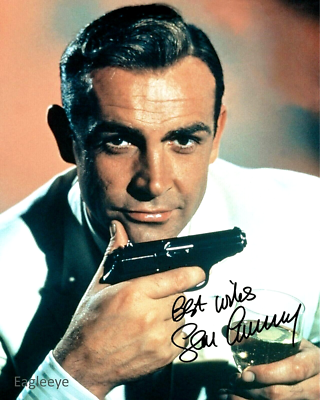 James Bond 007 Photo ~ Sean Connery Autographed 8 x 10 ~ Premium