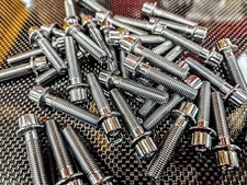 10pcs Split Rim Wheel Bolt Chrome - M7x32mm 2 Or 3 Piece Style 5 Rc090 Bbs 10pcs Split Rim Wheel Bolt Chrome - M7x32mm 2 Or 3 Piece Style 5 Rc090 Bbs