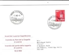 Switzerland 1993 Luzerner Kapellbrucke FDC Luzern special Cancel typed VGC
