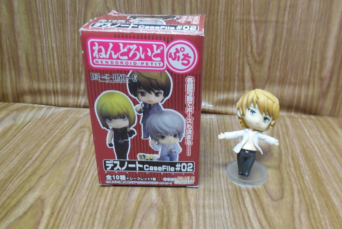 Death Note Case File #02 Light Yagami Nendoroid Petite Figure Good 