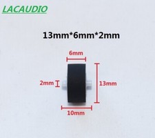 1PCS Pinch Roller for Technic Cassette Decks Panasonic Boomboxes 13x6x2x10mm