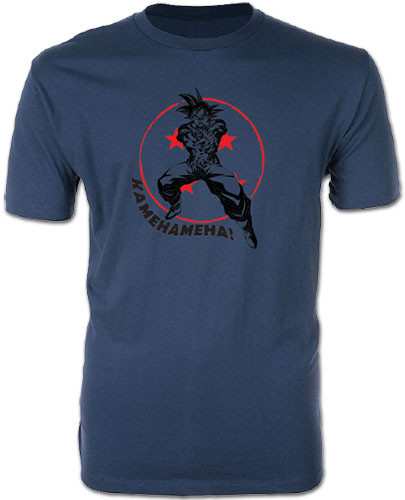 ** Легальная ** Аутентичная футболка Dragon Ball Super Goku Kamehameha с 4 звездами #90607