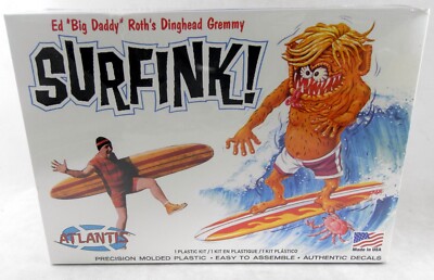 Ed 'Big Daddy' Roth Dinghead Gremmy Surfink! Plastic Model Kit - Atlantis #H1306