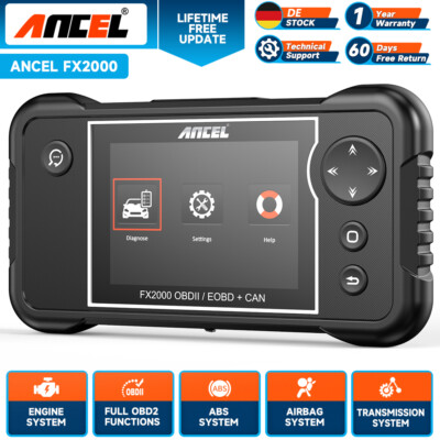  ANCEL FX2000 Profi Auto Diagnosegerät KFZ OBD2 Scanner Fehlerauslesegerät ABS