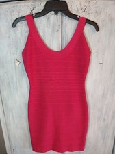 Barbiecore Bodycon summer hot pink sm zip up dress Boho Cottage Core Feminine