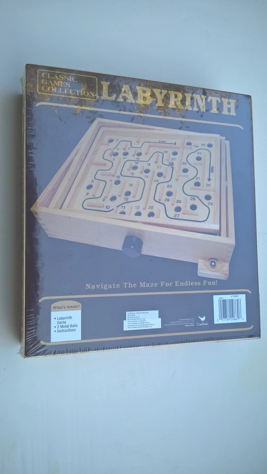 LABYRINTH Cardinal Classic Wood Board Game Maze Skill Action Strategy New Sealed - Image 4 of 4