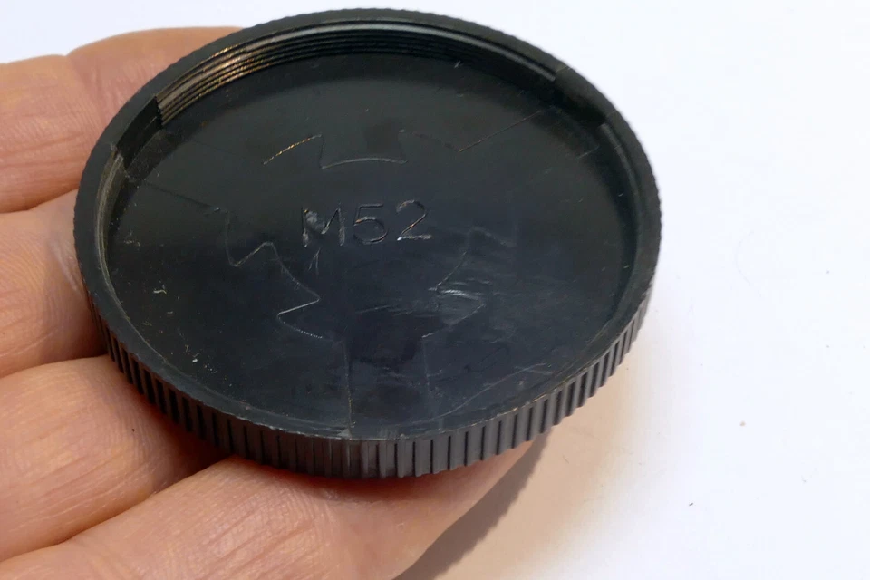 52mm Female thread Screw in Plastic Rear Lens Cap for 52mm filter stack - Image 4 of 4