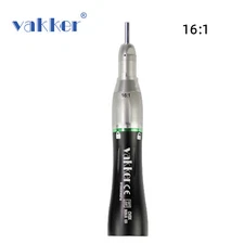 VAKKER Dental 16:1 Straight Nose Handpiece Slow Low Speed Handpiece 4Hole Attach
