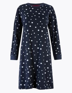 M&S Nightie Nightdress Ladies Modal Cotton Stretch Full Length Marks and Spencer | eBay