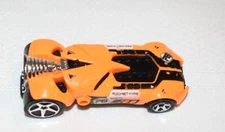 Hot Wheels 2007 Orange Rocket Fire Made in Malaysia E10