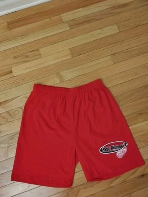 Detroit Red Wings NHL Vintage True Fan Men's Shorts NWOT Size L