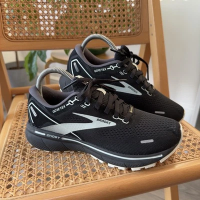 Womens Brooks Black Ghost 14 GTX GoreTex Running Hiking Trainers Shoes UK 5 - Image 1 of 4
