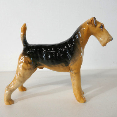 Beswick Airdale Terrier, Modell #96 CH Gusseisen Monarch-Arthur Gredington