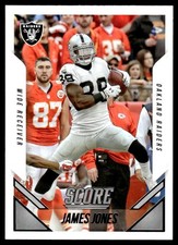 2015 Score James Jones Auto Oakland Raiders #113
