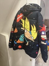 Members Only x Nickelodeon Rugrats Puffer Jacket Cartoon Graphic Men s Size XXL