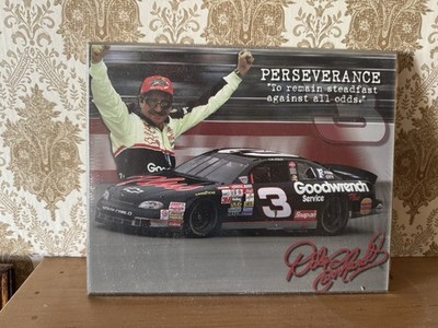 1998 Sports Quest Racing Dale Earnhardt Car Souvenir Photo Plaque  PERSEVERANCE''